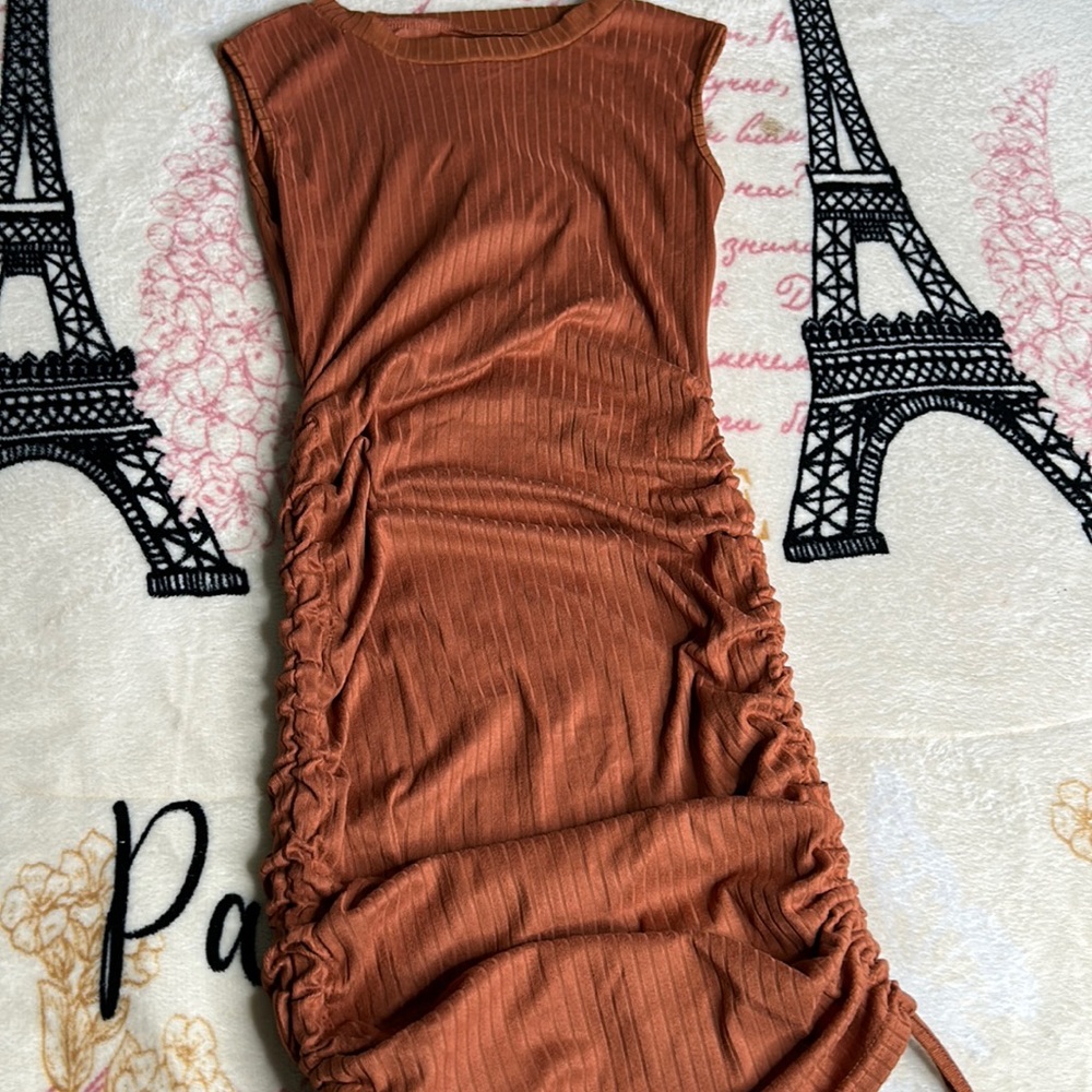 Orange you happy you found this dress! Lol.